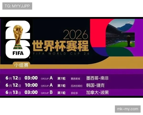 2026世界杯赛程时间表：6月底关键比赛完整整理
